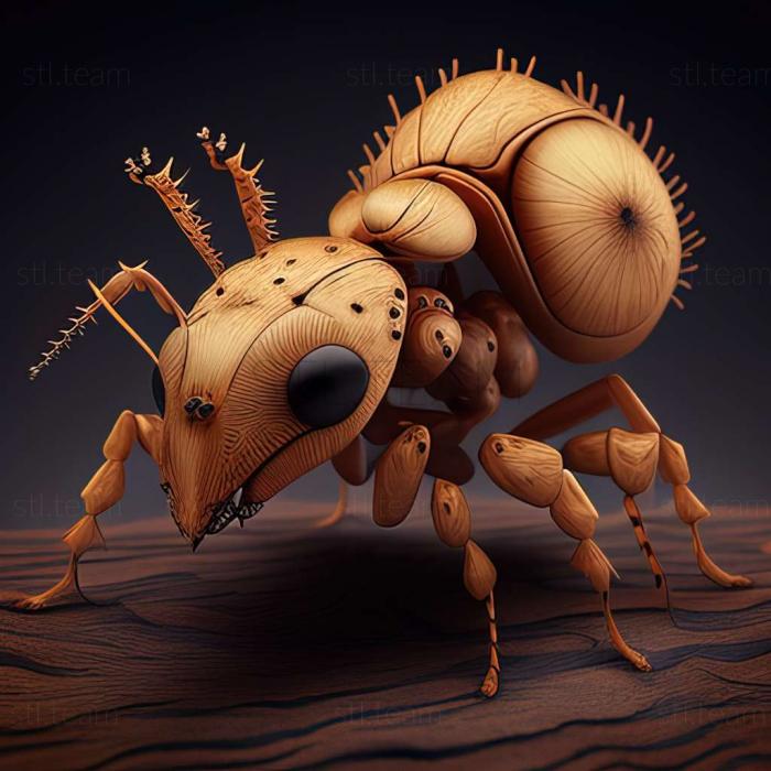 3D модель Pheidole obtusopilosa (STL)